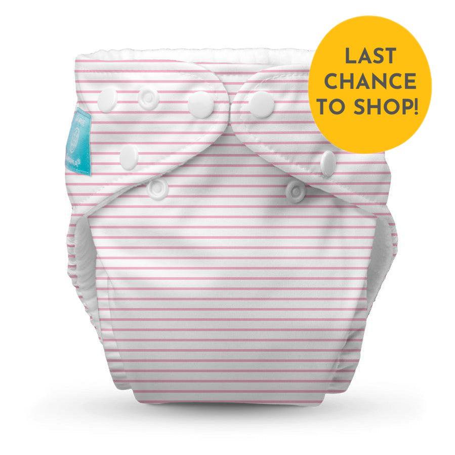 Charlie Banana - One Size Pocket Cloth Nappy hybrid-Pocket Nappy-Charlie Banana-Pencil Stripes Pink-The Nappy Market