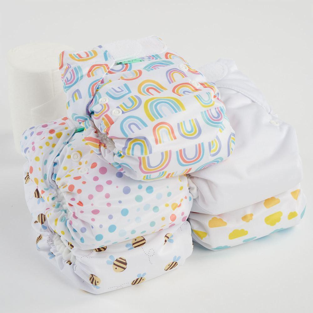 Childminder Velcro Bundle - Tots Bots Easyfit Nappies-Bundle-The Nappy Market-10 Pack-The Nappy Market