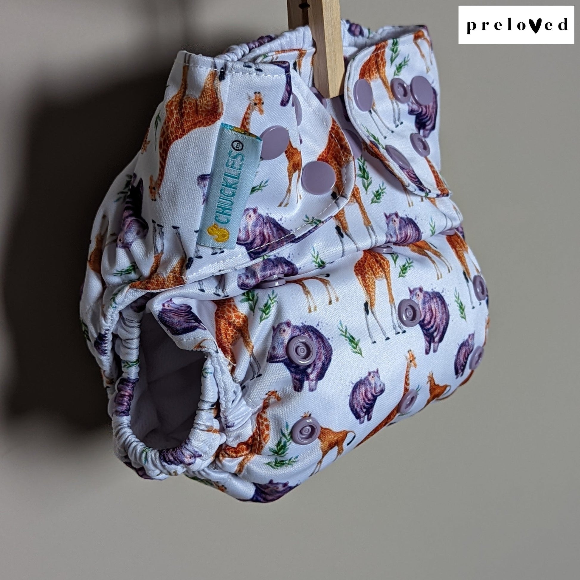 Chuckles Prima 2.0 All in 2-All in Two Nappy-Chuckles-Safari Dream-The Nappy Market