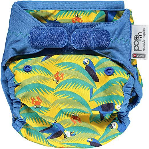 Close Parent Nappy Wrap Cover Parrot-Wrap-Close-The Nappy Market