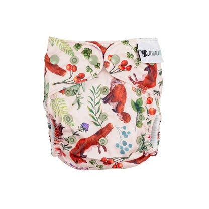 Designer Bums AI2 Nappy-All in Two Nappy-Designer Bums-Little Fox-The Nappy Market