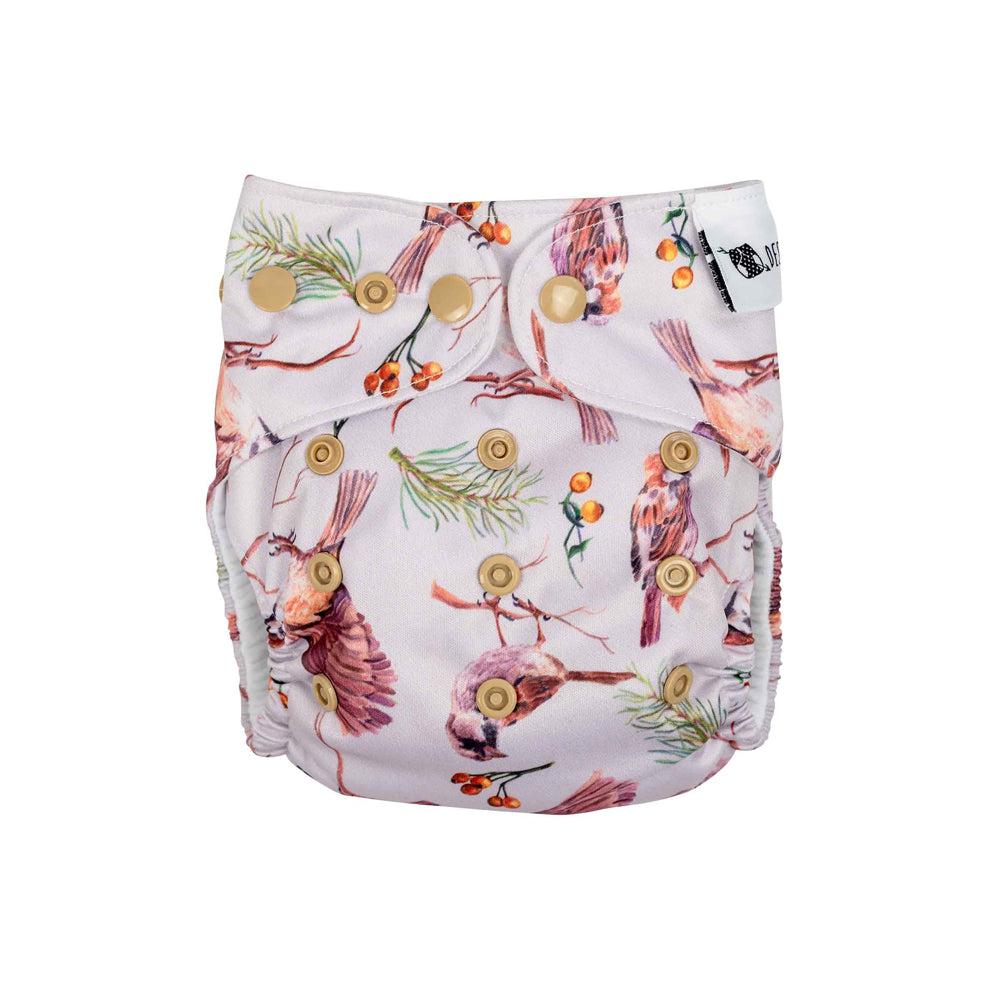 Designer Bums AI2 Nappy-All in Two Nappy-Designer Bums-Litte Sparrow-The Nappy Market