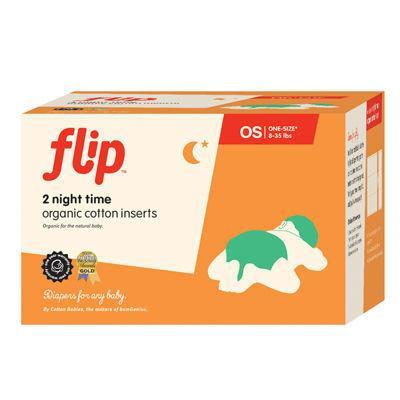 Flip Organic Cotton Cloth Nappy Night Insert 2 pack-Inserts-Flip-The Nappy Market