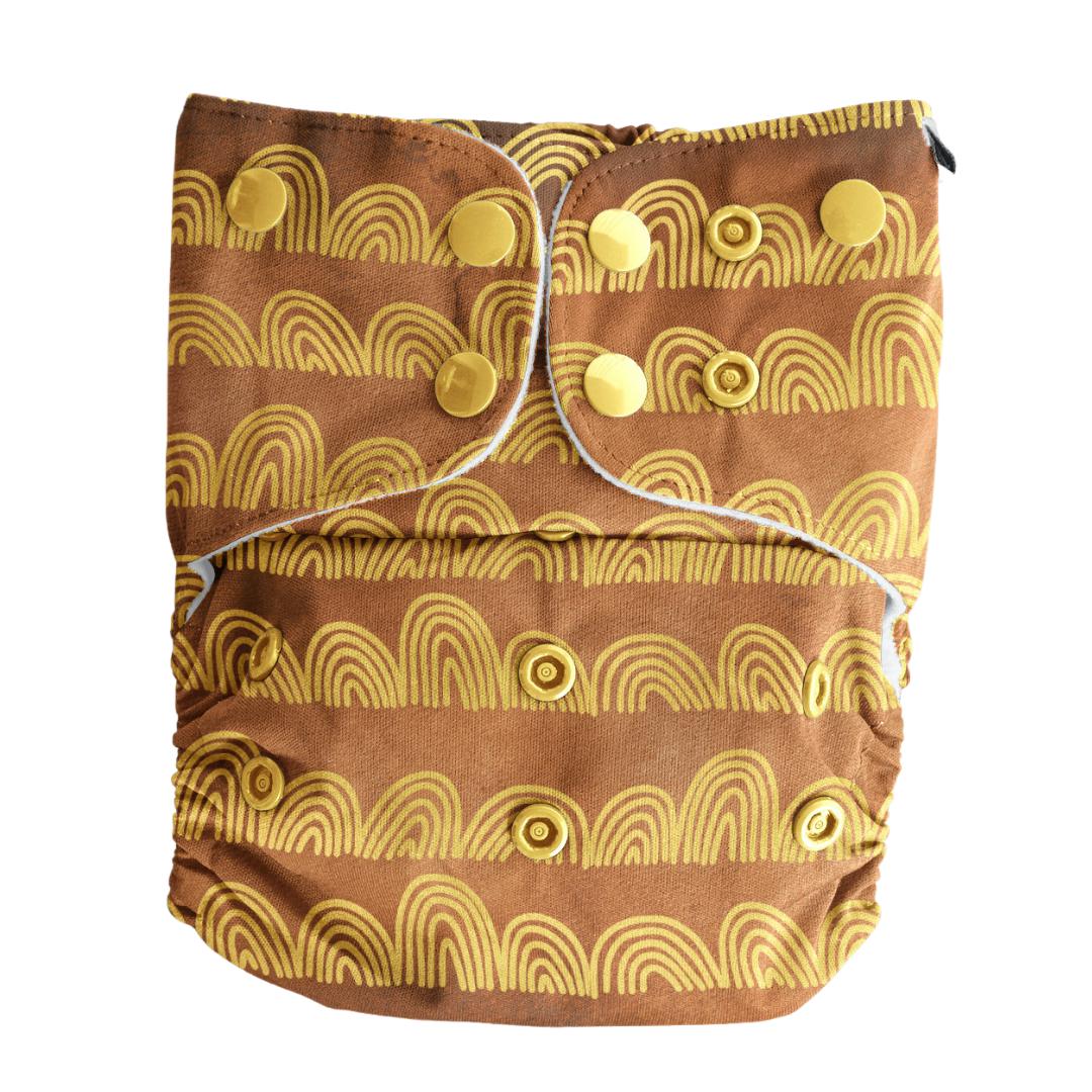 Frank Nappies Pocket Nappy Earth Rainbow-Pocket Nappy-Frank-The Nappy Market