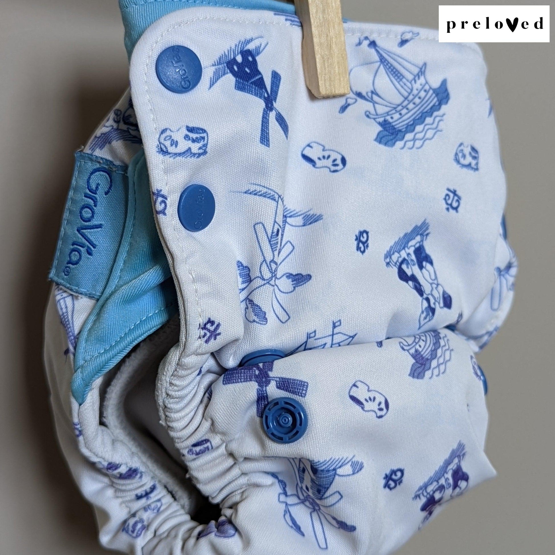 Grovia Hybrid All in One-All In One Nappy-Grovia-Holland-The Nappy Market