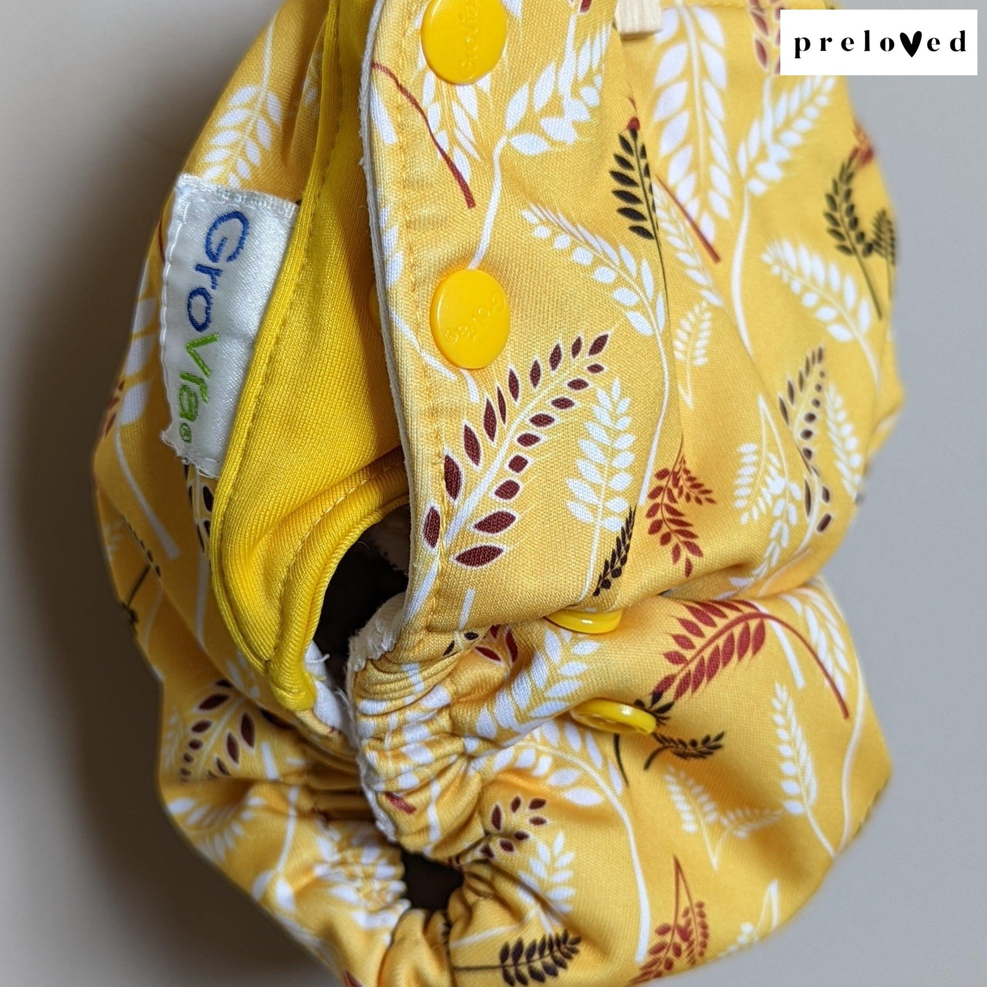Grovia Hybrid All in One-All In One Nappy-Grovia-Sweetgrass-The Nappy Market