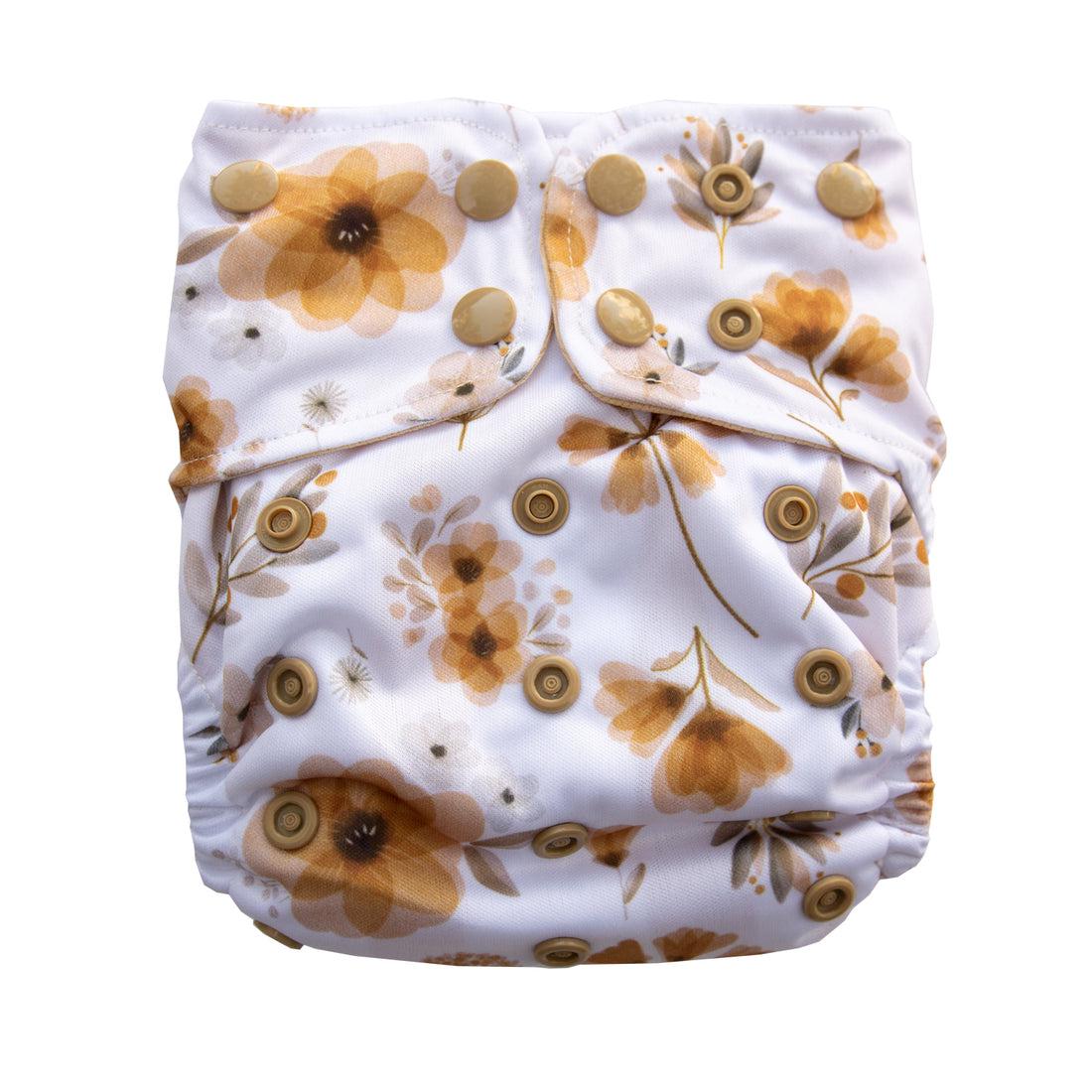 Lighthouse Kids All in One Signature Nappy-All In One Nappy-Lighthouse Kids Co-Botanical-The Nappy Market