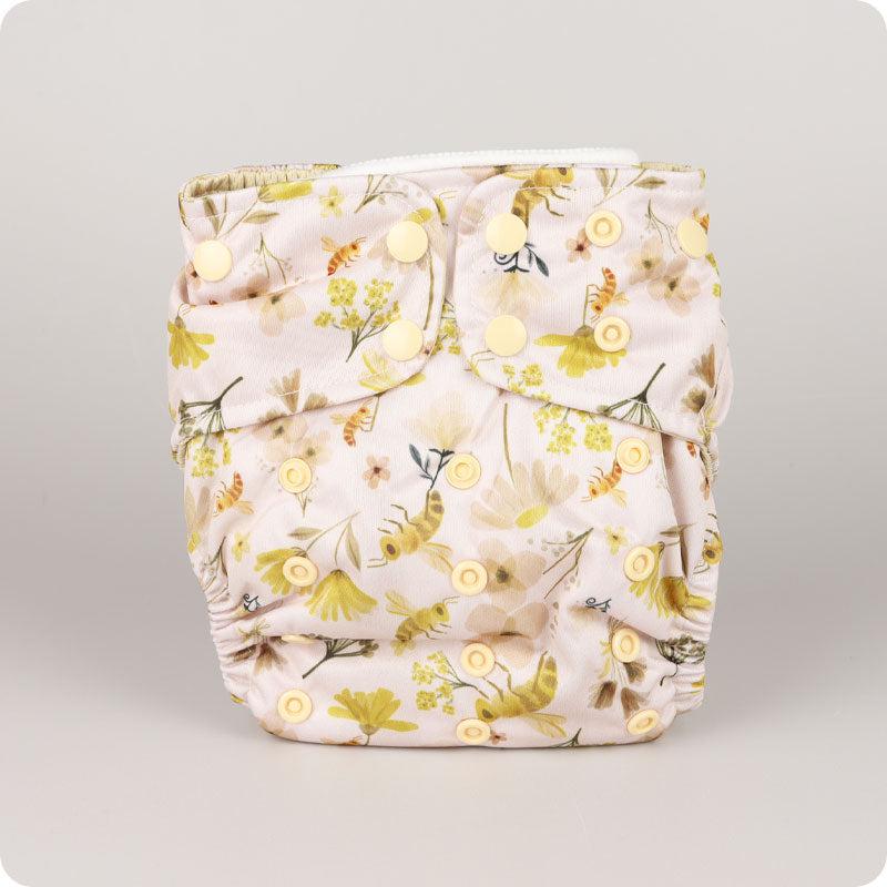 Lighthouse Kids All in One Signature Nappy Bee-All In One Nappy-Lighthouse Kids Co-Bee-The Nappy Market