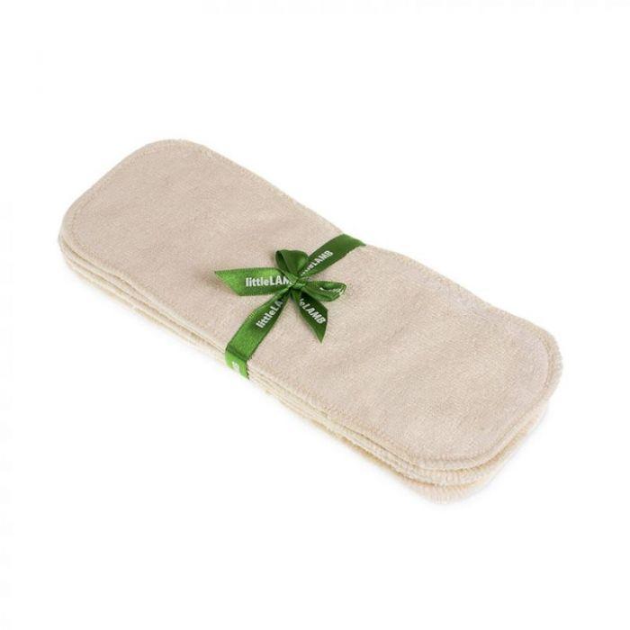 Little Lamb 2 ply Bamboo Booster (10 pack)-Insert-Little Lamb-Size 1-The Nappy Market