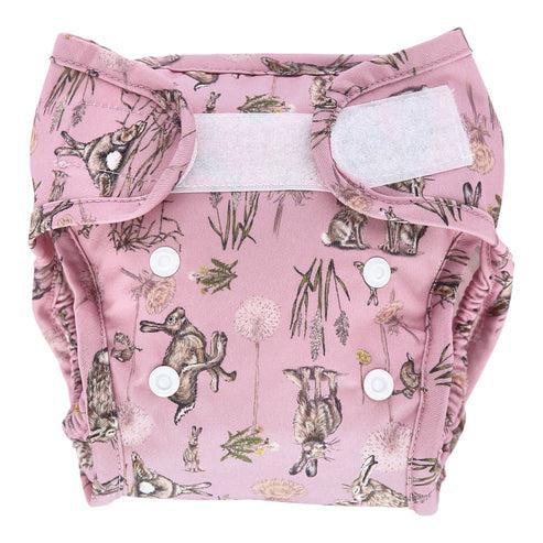 Little Lamb Nappy Wrap Newborn-Wrap-Little Lamb-Moon Gazer-The Nappy Market