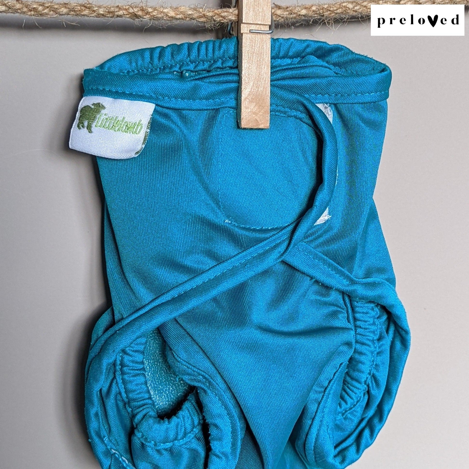 Little Lamb Size 1 Wrap-Wrap-Little Lamb-Turquoise-The Nappy Market