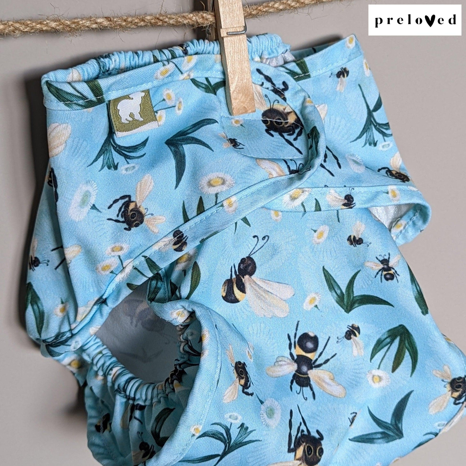 Little Lamb Size 3 Wrap-Wrap-Little Lamb-Bumblebee Blues-The Nappy Market