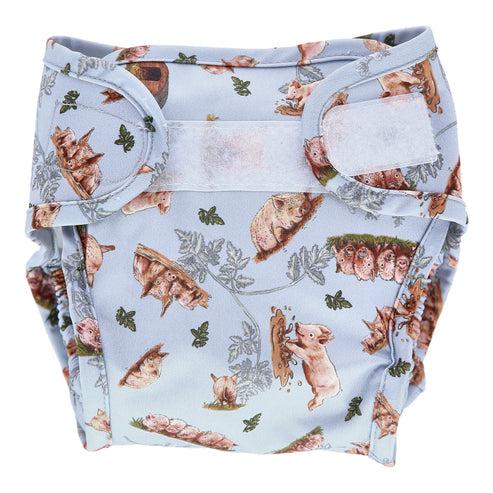 Little Lamb Nappy Wrap Size 3-Wrap-Little Lamb-Sow in Love-The Nappy Market