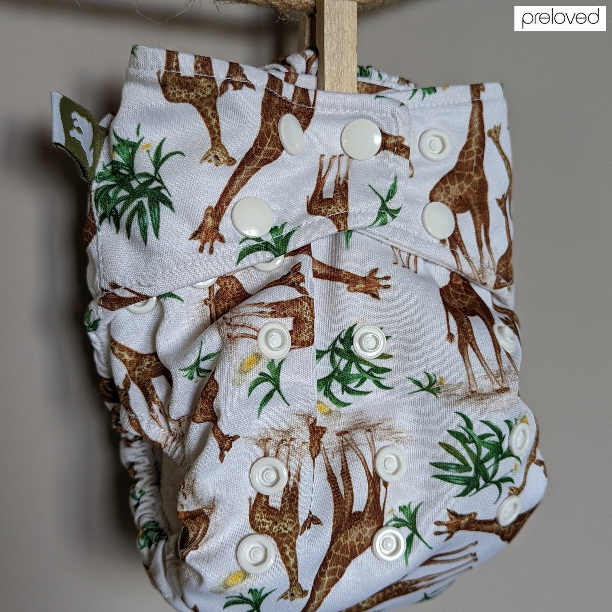 Little Lamb Pocket Nappy-Pocket Nappy-Little Lamb-Floral-The Nappy Market