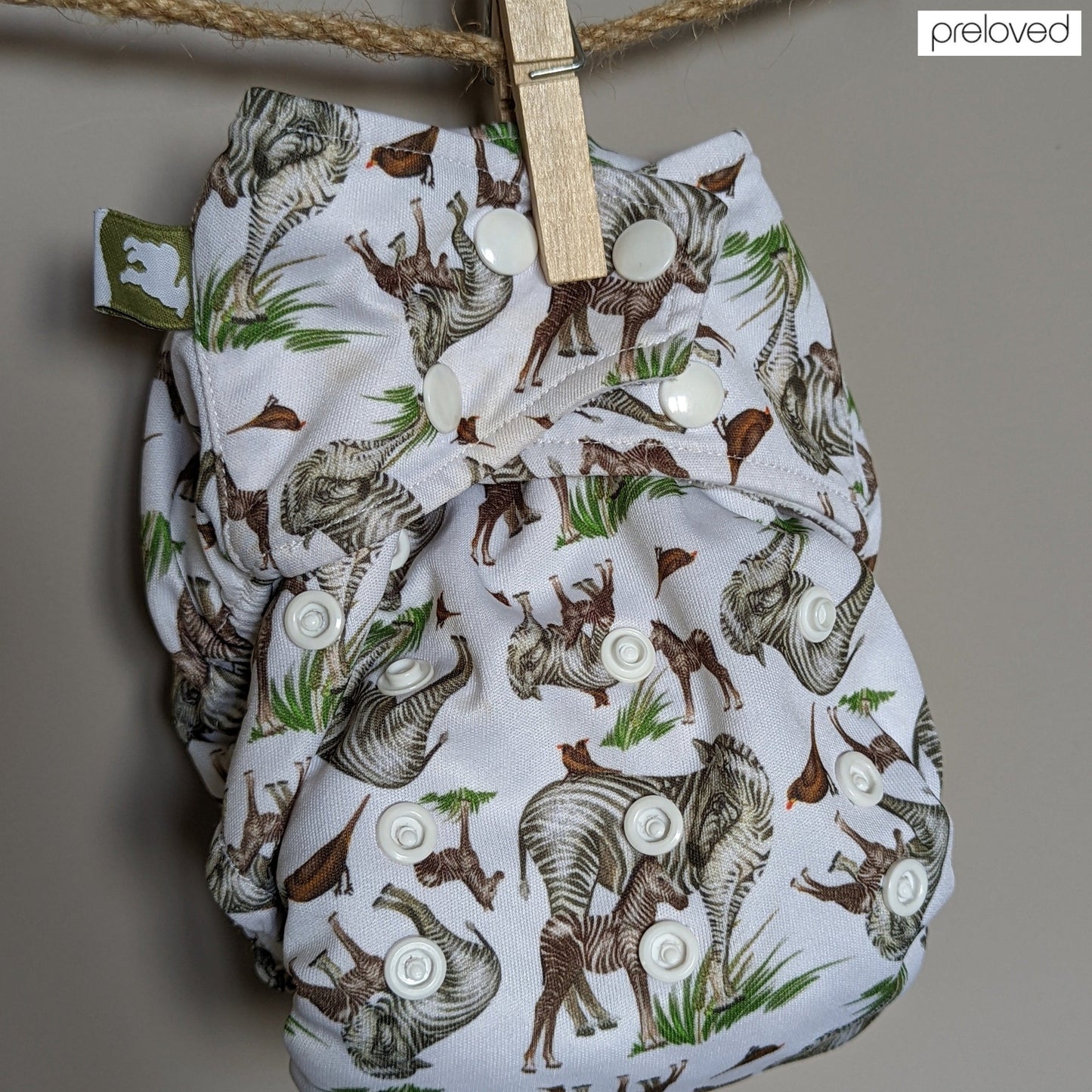 Little Lamb Pocket Nappy-Pocket Nappy-Little Lamb-Floral-The Nappy Market