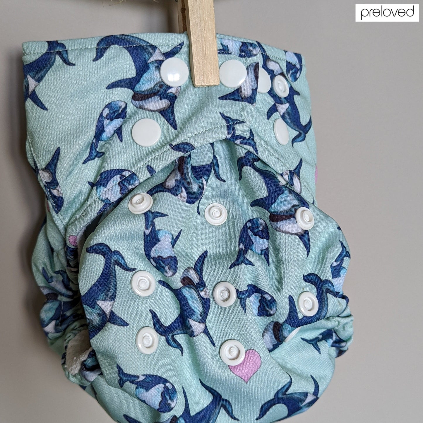 Little Lamb Pocket Nappy-Pocket Nappy-Little Lamb-Whale of a Time-The Nappy Market