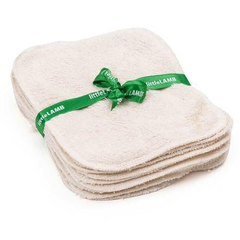 Little Lamb Reusable Wipes 10 pack-Accessories-Little Lamb-Blush-The Nappy Market