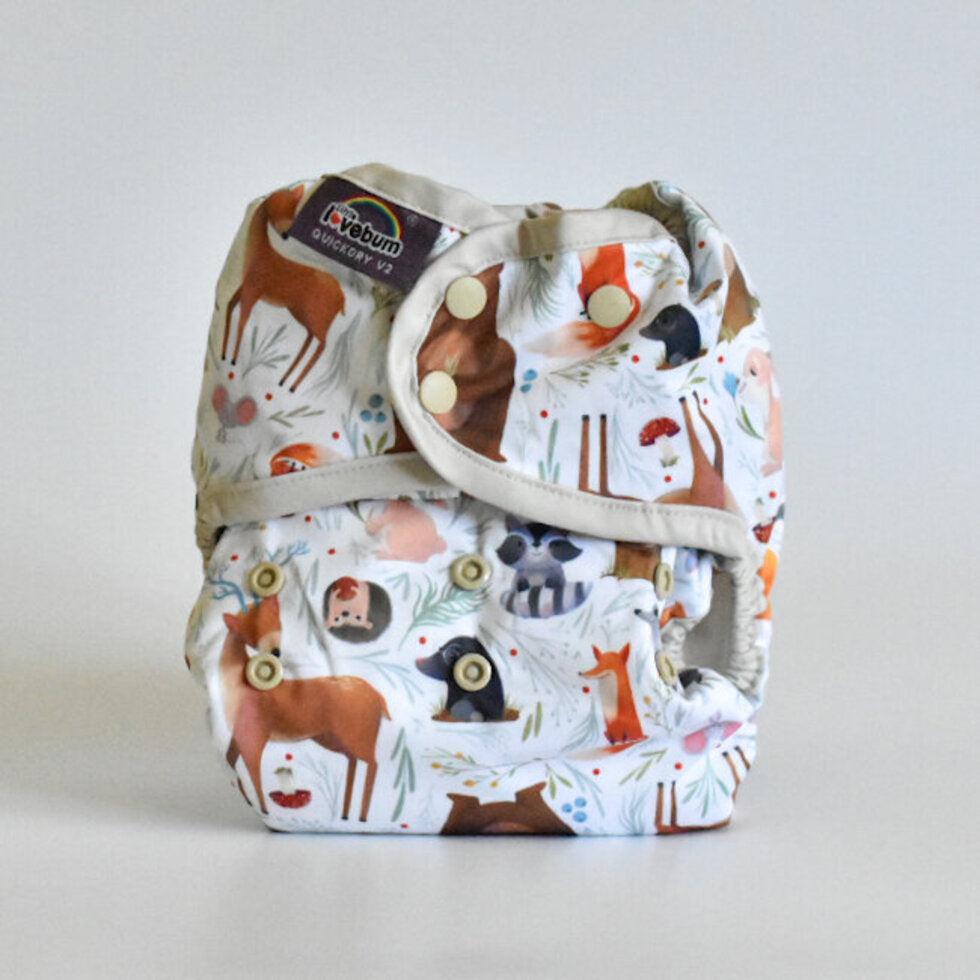Little Love Bum Everyday V2 Hemp and Bamboo All-in-One Nappy-All In One Nappy-Little Love Bum-Into the Wild-The Nappy Market