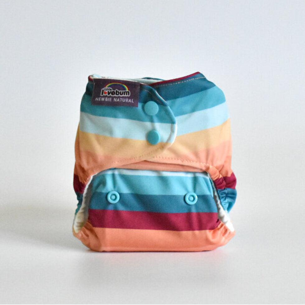 Little Love Bum - Newbie Natural Organic All-in-One Nappy-All In One Nappy-Little Love Bum-A New Dawn-The Nappy Market