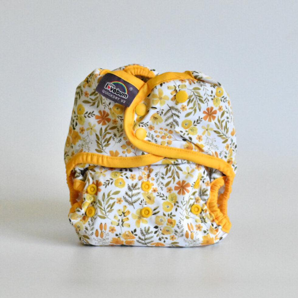 Little Love Bum - Quickdry V2 All-in-One Nappy-All In One Nappy-Little Love Bum-Buttercup-The Nappy Market