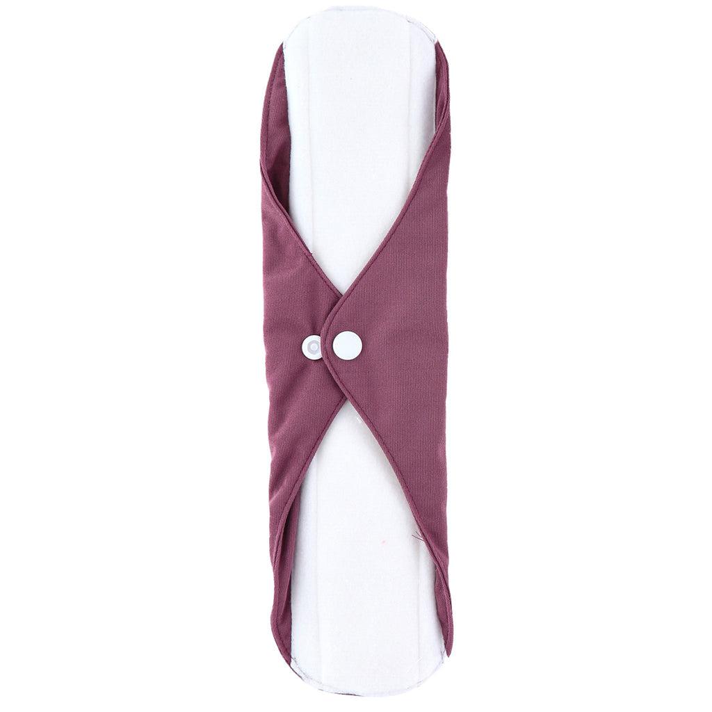Little Lamb Cloth Sanitary Night Pad Aubergine-Cloth Sanitary Pads-Little Lamb-Single-The Nappy Market
