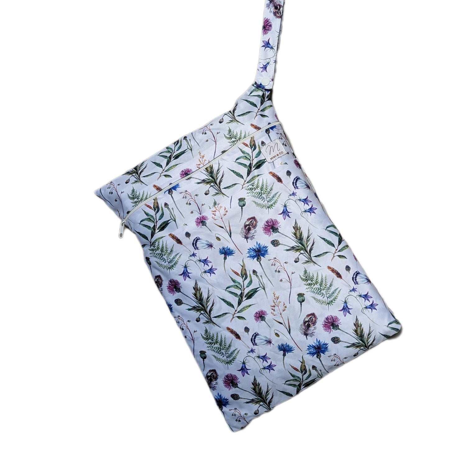 Mimi & Co Double Zip Large Wet Bag Wild Primrose-Wet Bag-Mimi & Co-The Nappy Market