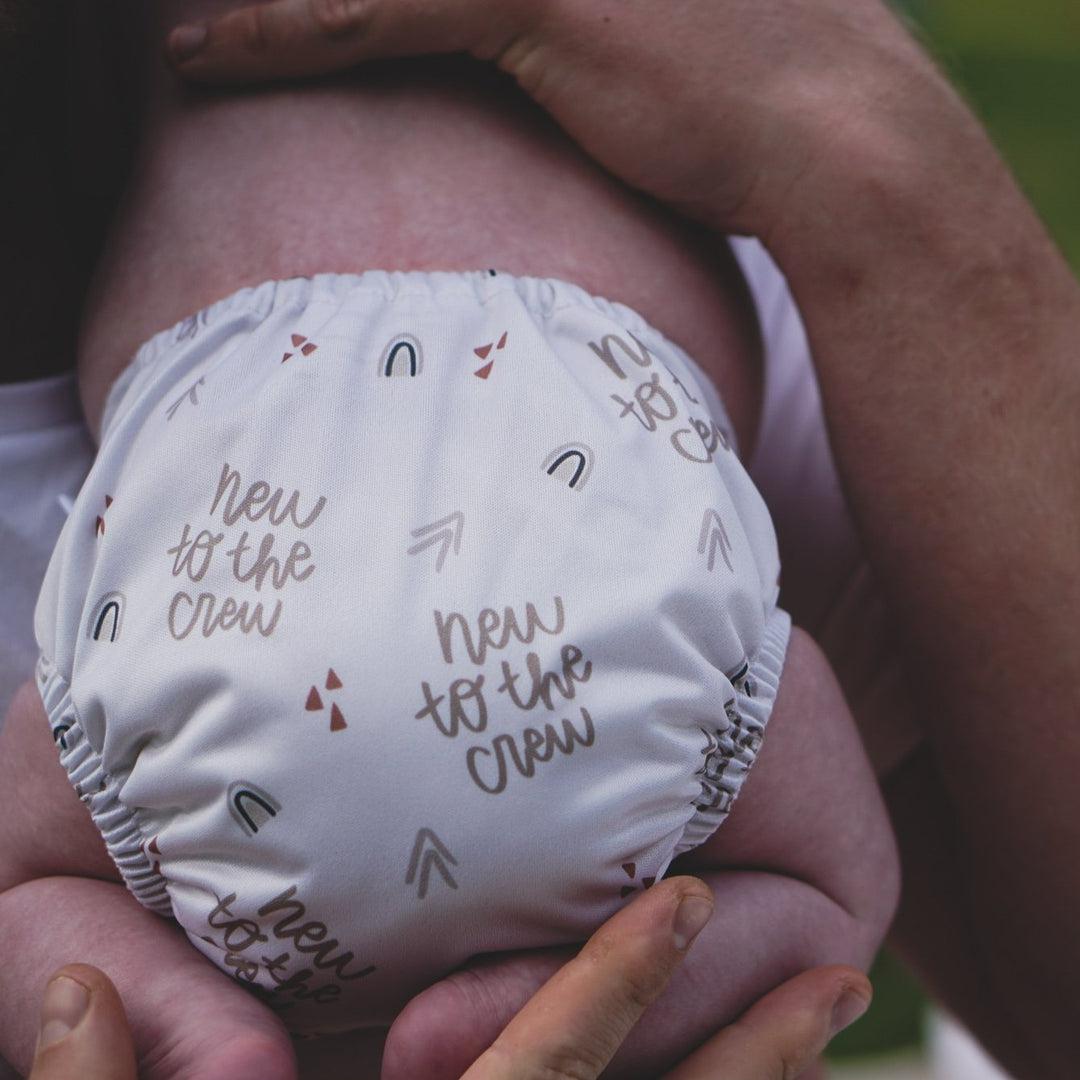 Modern Cloth Nappy Newborn Nappy New to the Crew-Modern Cloth Nappy-The Nappy Market