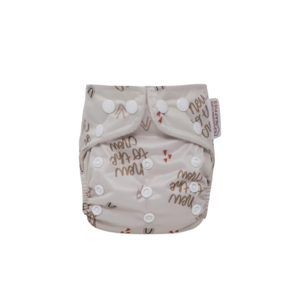 Modern Cloth Nappy Newborn Nappy New to the Crew-Modern Cloth Nappy-The Nappy Market