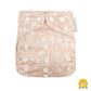 Modern Cloth Nappy Pearl Pocker All in One Nappy Flower Power Peach-All In One Nappy-Modern Cloth Nappy-The Nappy Market