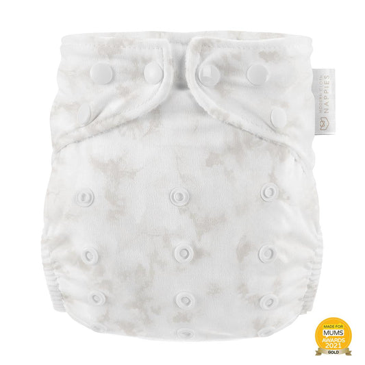 Modern Cloth Nappy Pearl Pocker All in One Nappy Free Spirit-All In One Nappy-Modern Cloth Nappy-The Nappy Market