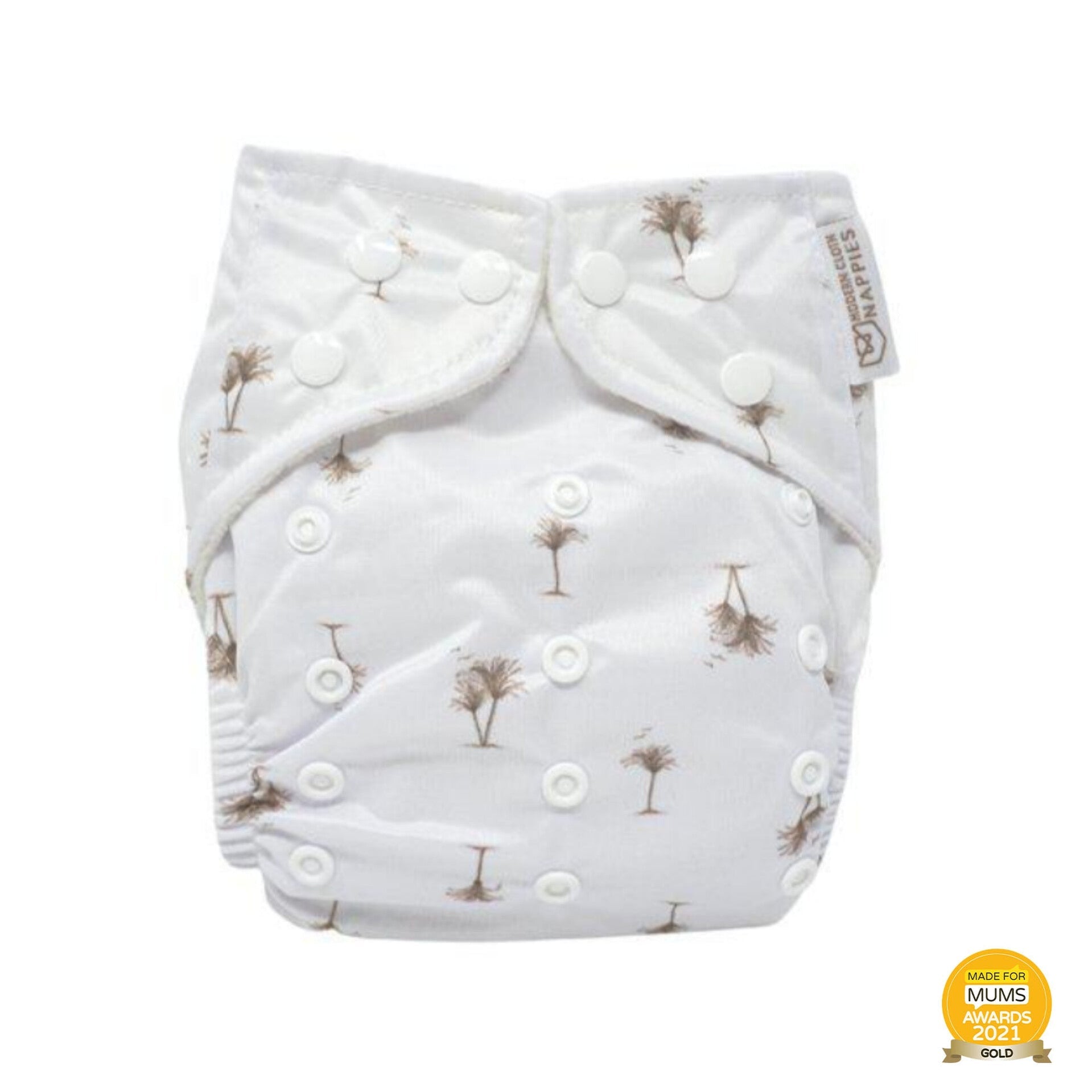 Modern Cloth Nappy Pearl Pocker All in One Nappy Palm Springs-All In One Nappy-Modern Cloth Nappy-Palm Springs-The Nappy Market