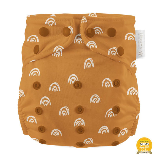 Modern Cloth Nappy Pearl Pocker All in One Nappy Rainboho-All In One Nappy-Modern Cloth Nappy-Rainboho-The Nappy Market