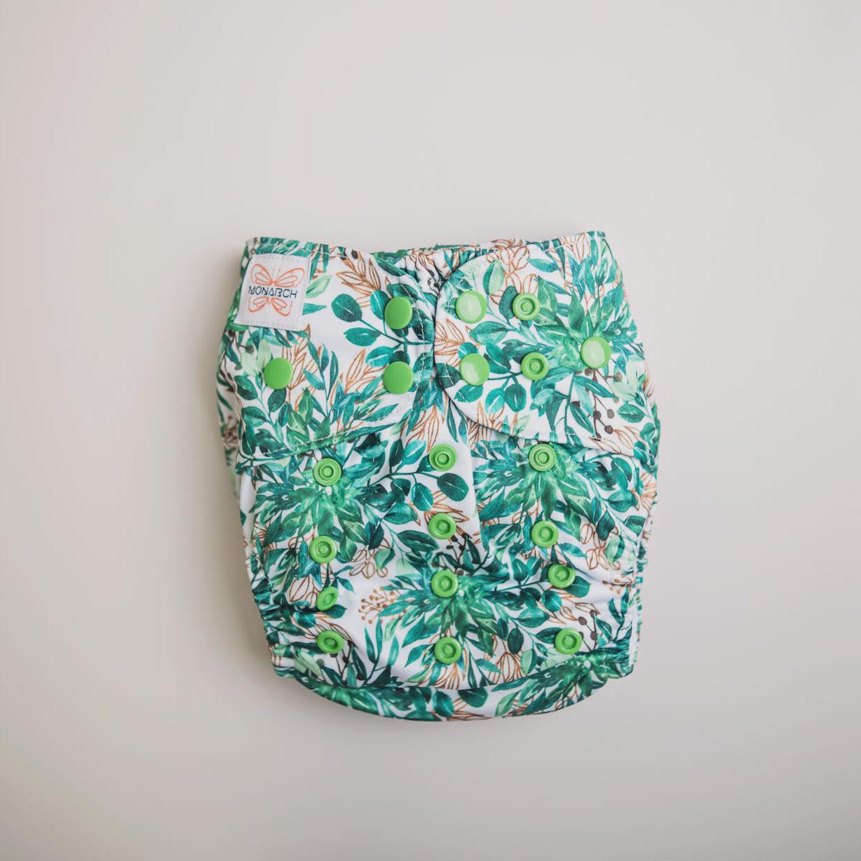 Monarch The Classic Pocket Nappy-Pocket Nappy-Monarch-Evergreen-The Nappy Market