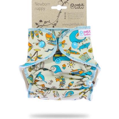 Petit Lulu All in One Nappy Aloha-Fitted Nappy-Petit Lulu-The Nappy Market