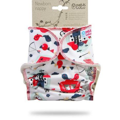 Petit Lulu Newborn Fitted Nappy Castle-Fitted Nappy-Petit Lulu-The Nappy Market