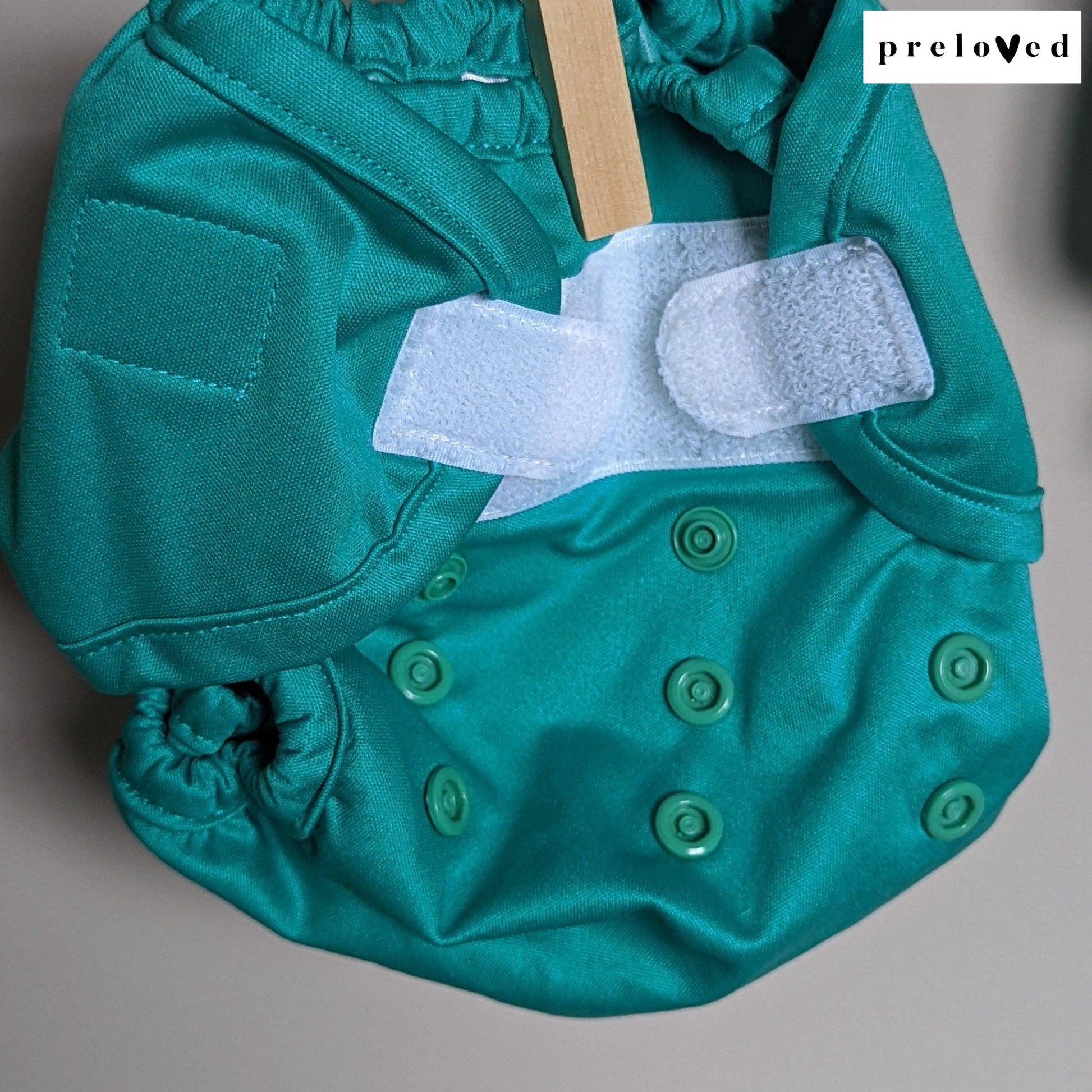 Rumparooz Wrap-Wrap-Rumparooz-Green (Velcro)-The Nappy Market