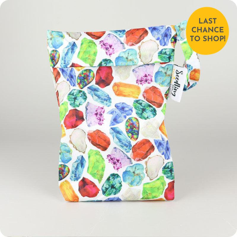 Seedling Baby Teeny Tote Wet Bag-Wet Bag-Seedling Baby-Birthstone-The Nappy Market