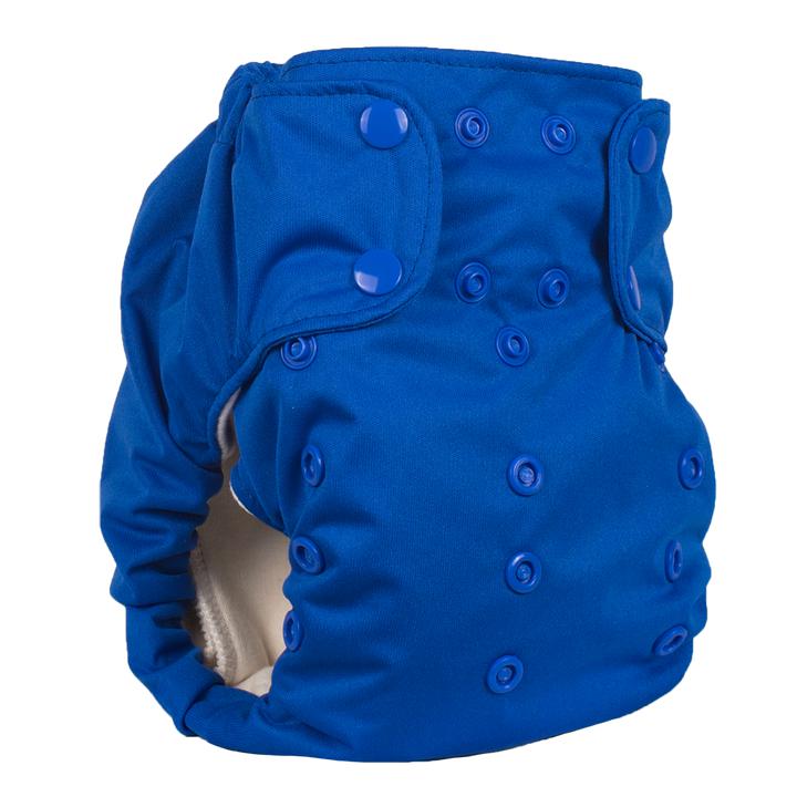 Smart Bottoms - 3.1 All in One Organic Cloth Nappy-All in One Nappy-Smart Bottoms-Basic Blue-The Nappy Market
