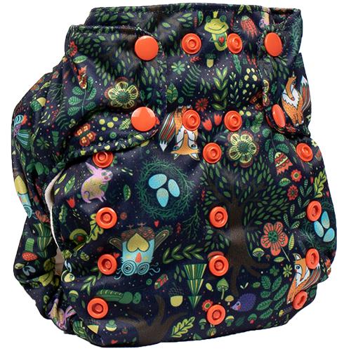 Smart Bottoms 3.1 All in One Organic Cloth Nappy-All In One Nappy-Smart Bottoms-Enchanted-The Nappy Market