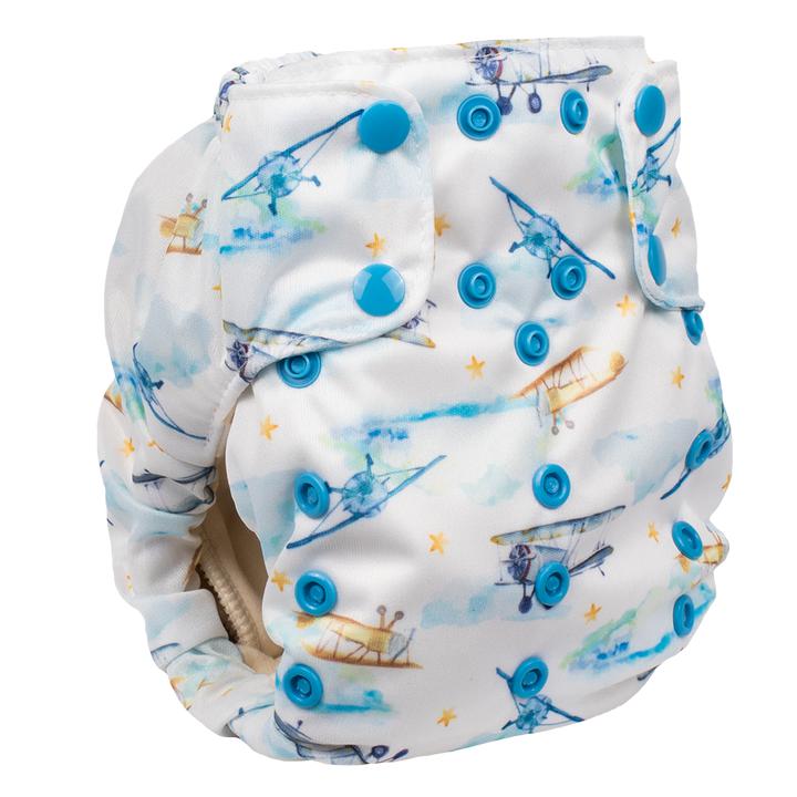 Smart Bottoms - 3.1 All in One Organic Cloth Nappy-All in One Nappy-Smart Bottoms-First Flight-The Nappy Market