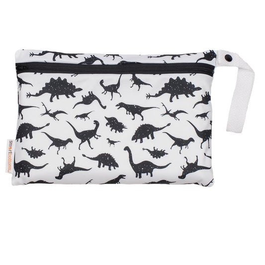 Smart Bottoms Clutch Wet Bag-Wet Bag-Smart Bottoms-Rawr-The Nappy Market - dinosaur wet storage bag 