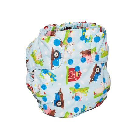 Smart Bottoms - 3.1 All in One Organic Cloth Nappy-All in One Nappy-Smart Bottoms-Barnyard Babies-The Nappy Market