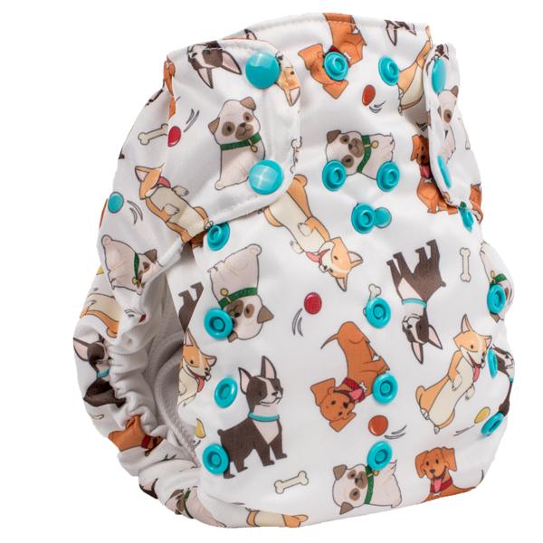 Smart Bottoms - Dream Diaper 2.0 - All in One Organic Cloth Nappy-All in Two Nappy-Smart Bottoms-Fido-The Nappy Market