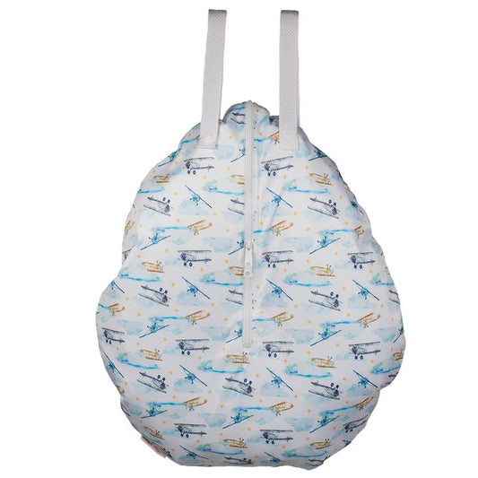 Smart Bottoms Hanging Wet Bag-Wet Bag-Smart Bottoms-First Flight-The Nappy Market