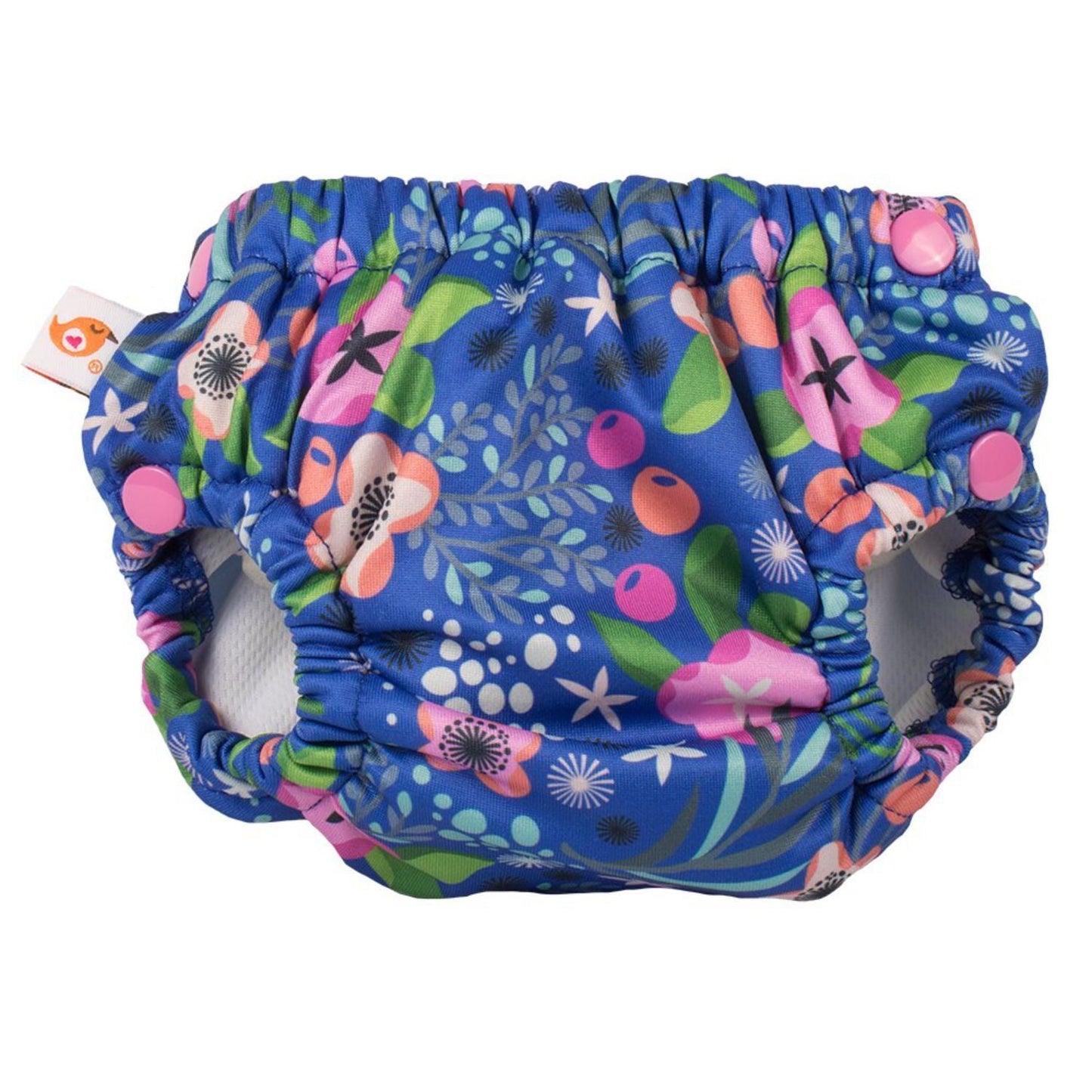 Smart Bottoms Lil Swimmers Swim Nappy - Medium 16-30lbs-Swim Nappy-Smart Bottoms-Isla Flor-The Nappy Market