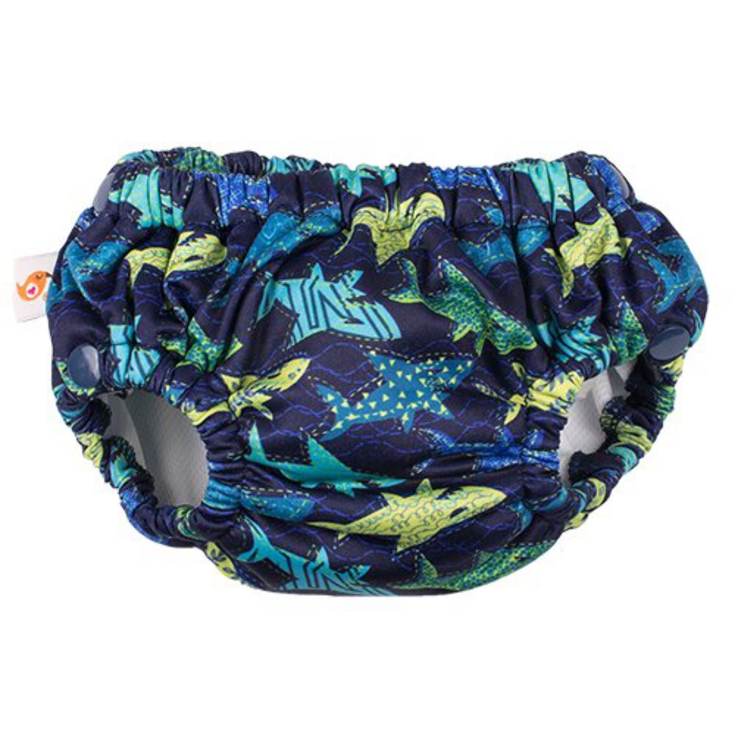 Smart Bottoms Lil Swimmers Swim Nappy - Medium 16-30lbs-Swim Nappy-Smart Bottoms-Swim Faster-The Nappy Market