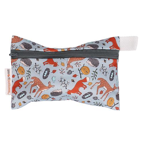 Smart Bottoms Mini Wet Bag Wipes Pouch-Wet Bag-Smart Bottoms-Forest Friends-The Nappy Market