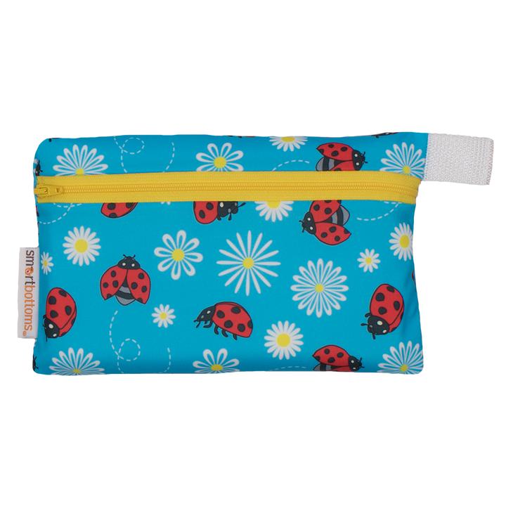 Smart Bottoms Mini Wet Bag Wipes Pouch-Wet Bag-Smart Bottoms-Little Ladybugs-The Nappy Market