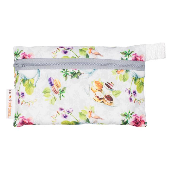 Smart Bottoms Mini Wet Bag Wipes Pouch-Wet Bag-Smart Bottoms-Tea Party-The Nappy Market