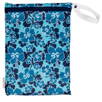 Smart Bottoms On The Go MESH bag-Wet Bag-Smart Bottoms-Blue Hibiscus-The Nappy Market